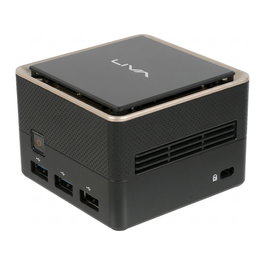 ECS LIVA Q3 Plus Mini PC AMD Ryzen R1505G 4GB DDR4 64GB eMMC Negro 74mm