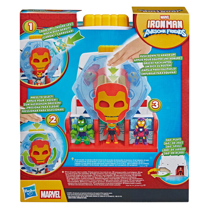 HASBRO Playset Sala de Armaduras Iron Man G1261 HASBRO Playset Sala de Armaduras Iron Man G1261