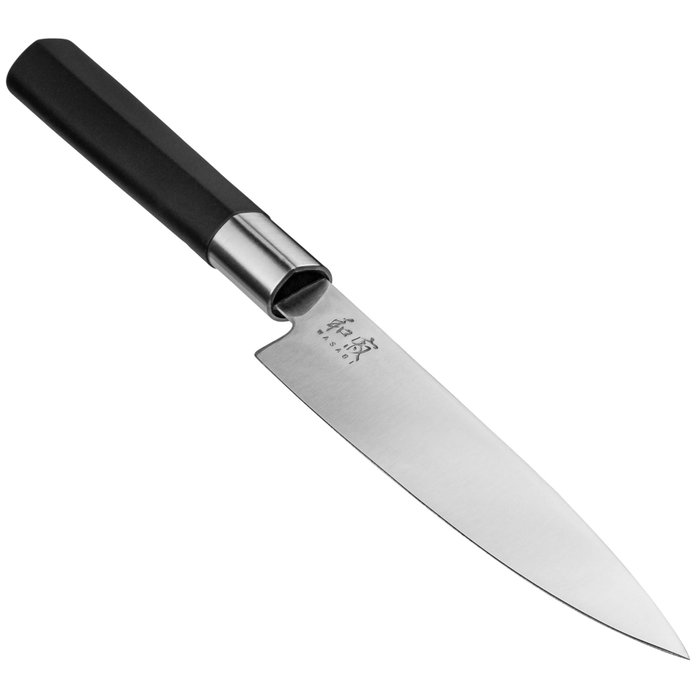 Kai Wasabi Black Knife Set 67S-300 de 3 piezas con hojas de 10, 15 y 20 cm en negro y plata Kai Wasabi Black Knife Set 67S-300 de 3 piezas con hojas de 10, 15 y 20 cm en negro y plata