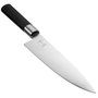 Kai Wasabi Black Knife Set 67S-300 de 3 piezas con hojas de 10, 15 y 20 cm en negro y plata