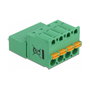 DeLOCK Bloque de terminales para PCB 4 pin 5,08 mm vertical