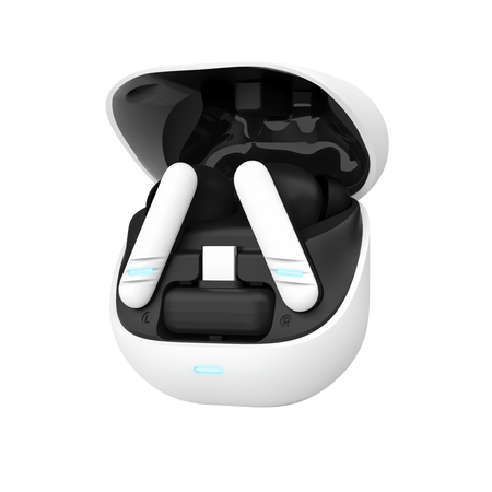 Trust GXT 409 Oxxie Auriculares Gaming Inalámbricos Blanco y Negro