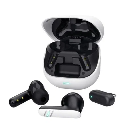 Trust GXT 409 Oxxie Auriculares Gaming Inalámbricos Blanco y Negro