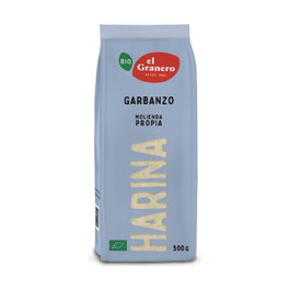 El Granero Integral Harina de Garbanzos Bio 500g - Pack de 6 Unidades, Ecológica y Rica en Proteínas