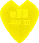 DUNLOP Pack de 24 Púas Jazz III Kirk Hammett - Yellow Glitter