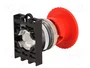 PROMET Interruptor de Emergencia NEK22 Rojo 22mm IP55