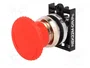 PROMET Interruptor de Emergencia NEK22 Rojo 22mm IP55