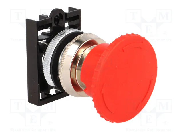 PROMET Interruptor de Emergencia NEK22 Rojo 22mm IP55