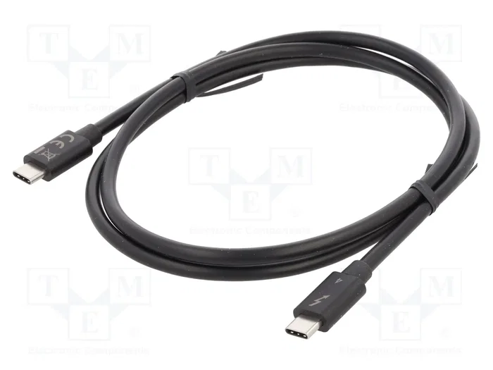 DeLOCK Thunderbolt 4 Cable 40 Gbps 240 W 1 m Negro DeLOCK Thunderbolt 4 Cable 40 Gbps 240 W 1 m Negro