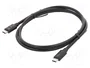 DeLOCK Thunderbolt 4 Cable 40 Gbps 240 W 1 m Negro