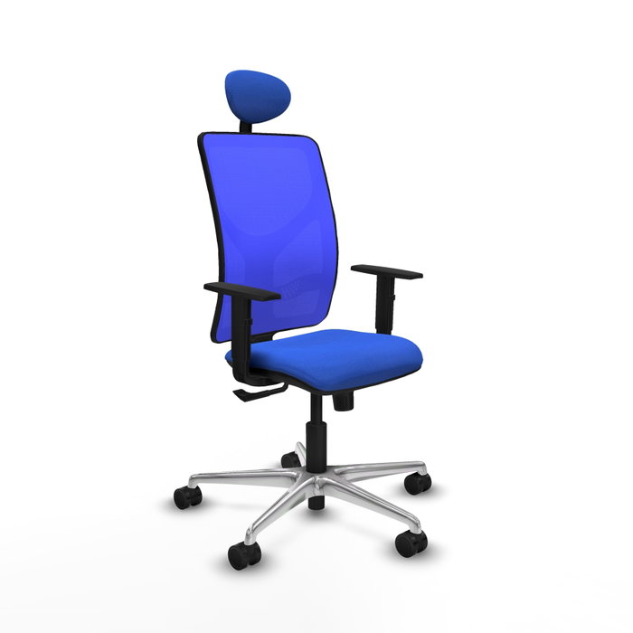 PIQUERAS Y CRESPO Silla de oficina Motilla con mecanismo Sincro en Azul PIQUERAS Y CRESPO Silla de oficina Motilla con mecanismo Sincro en Azul