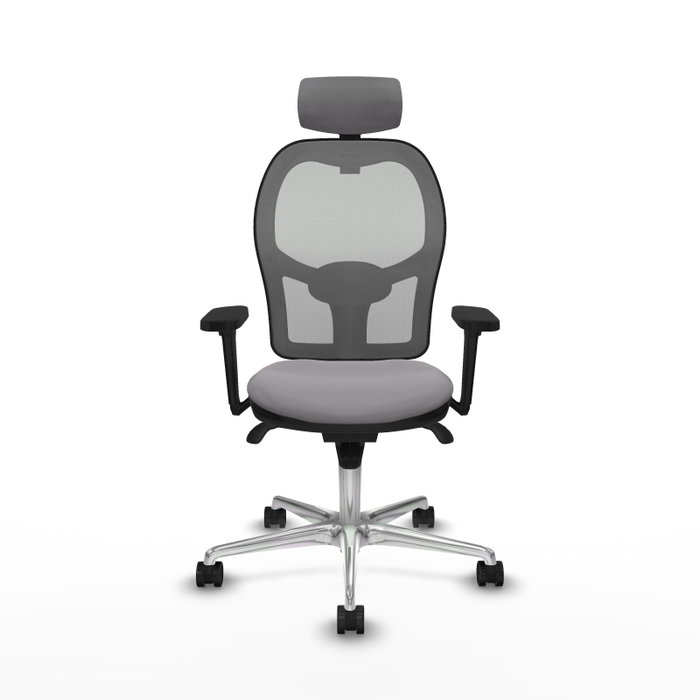 PIQUERAS Y CRESPO Silla de oficina Jorquera Gris con mecanismo Sincro PIQUERAS Y CRESPO Silla de oficina Jorquera Gris con mecanismo Sincro