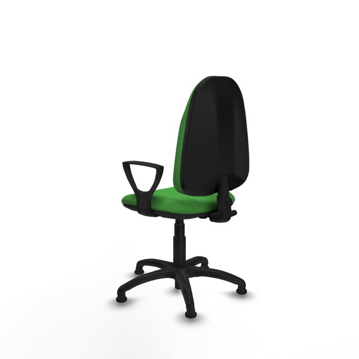 PIQUERAS Y CRESPO Silla de oficina Algarra Verde con mecanismo de contacto permanente