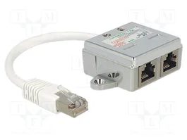 DeLOCK 65441 Cable de red RJ45 a 2 x RJ45 (Ethernet e ISDN) de 0,15 m