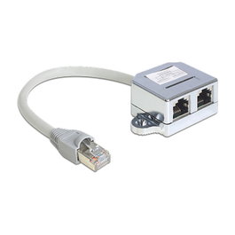 DeLOCK 65441 Cable de red 1 x RJ45 a 2 x RJ45 (Ethernet/ISDN)