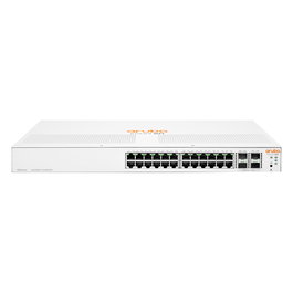 Aruba 1930 Switch 24 Puertos Gigabit PoE 4 Puertos SFP+ 195W Montaje Rack Gestionado L2+ HPE