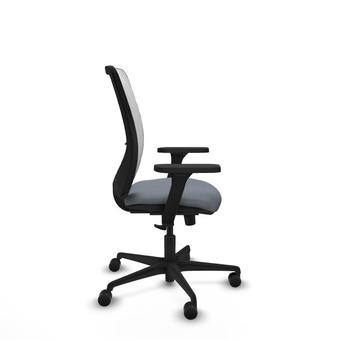 PIQUERAS Y CRESPO Silla de oficina Zulema con mecanismo Sincro, Gris y Blanco PIQUERAS Y CRESPO Silla de oficina Zulema con mecanismo Sincro, Gris y Blanco