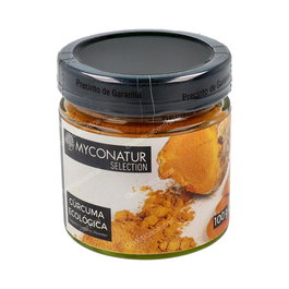 MYCONATUR Curcuma Polvo 100Gr. Eco Procedente de Agricultura Ecológica Sin Gluten Apto Veganos