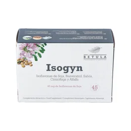 BETULA Isogyn 45 Cápsulas para Menopausia con Isoflavonas de Soja
