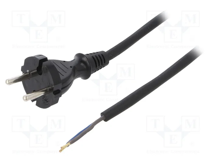 PLASTROL Cable de alimentación H05RR-F 2x1mm2 de 4,5m PLASTROL Cable de alimentación H05RR-F 2x1mm2 de 4,5m