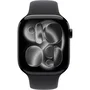 Apple MFC44ZRA Apple Watch Series 11 GPS + Cellular 46 mm Caja de aluminio negro azabache Correa deportiva negra M/L