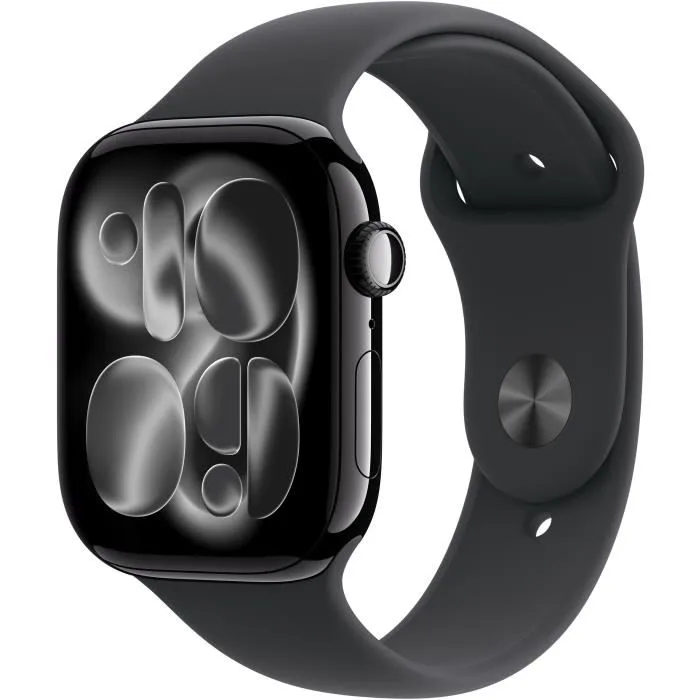 Apple MFC44ZRA Apple Watch Series 11 GPS + Cellular 46 mm Caja de aluminio negro azabache Correa deportiva negra M/L Apple MFC44ZRA Apple Watch Series 11 GPS + Cellular 46 mm Caja de aluminio negro azabache Correa deportiva negra M/L
