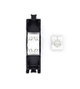 WP Módulo Keystone Cat 6 WPC-KEY-6UP-TL/BL Negro