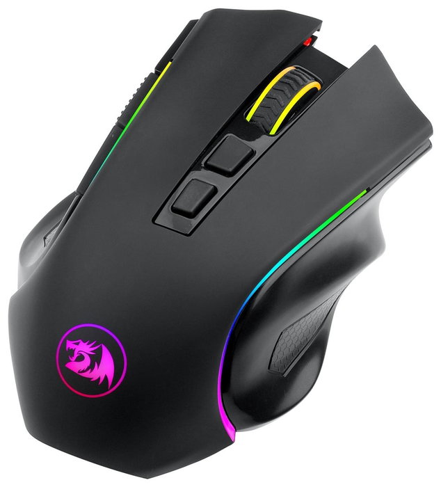 Redragon M602-KS Griffin RGB Gaming Mouse, Cableado, 8000 DPI, Negro