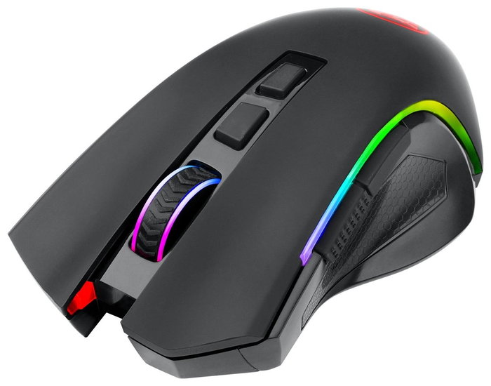 Redragon M602-KS Griffin RGB Gaming Mouse, Cableado, 8000 DPI, Negro