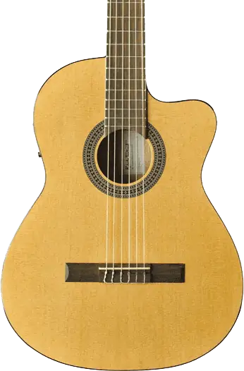 EKO Guitarra Clásica 4/4 Vibra 150 E/A Cutaway Preamplificador G03 Natural Brillante