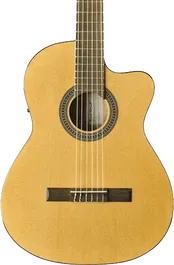 EKO Guitarra Clásica 4/4 Vibra 150 E/A Cutaway Preamplificador G03 Natural Brillante