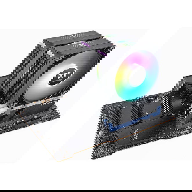 Thermaltake ASTRIA 600 ARGB Sync Air Cooler Negro, Refrigerador de Procesador de Alto Rendimiento Thermaltake ASTRIA 600 ARGB Sync Air Cooler Negro, Refrigerador de Procesador de Alto Rendimiento