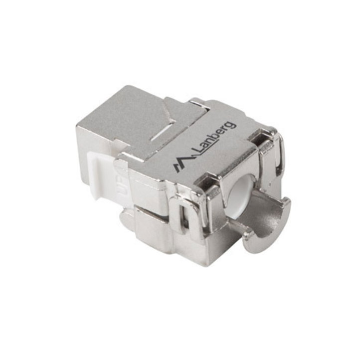 Conector keystone lanberg rj45 cat.6a ftp 180 tool-less