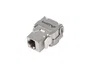 Lanberg Conector RJ45 Cat.6A FTP KSFA-2000 Hembra para Cable UTP 22/26 AWG Plata