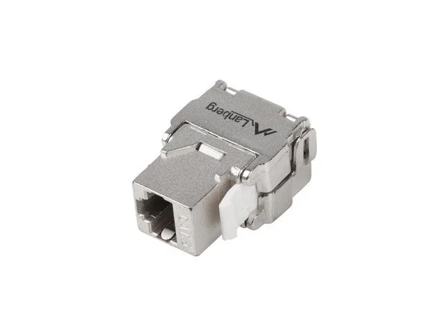 Lanberg Conector RJ45 Cat.6A FTP KSFA-2000 Hembra para Cable UTP 22/26 AWG Plata