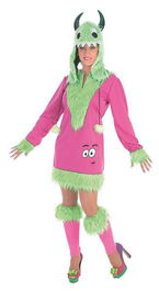 Creaciones Llopis Disfraz Adulto Monster Verde Mimosa Talla L