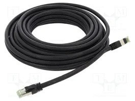 GOOBAY Patch cord S/FTP Cat 6a RJ45 10m negro