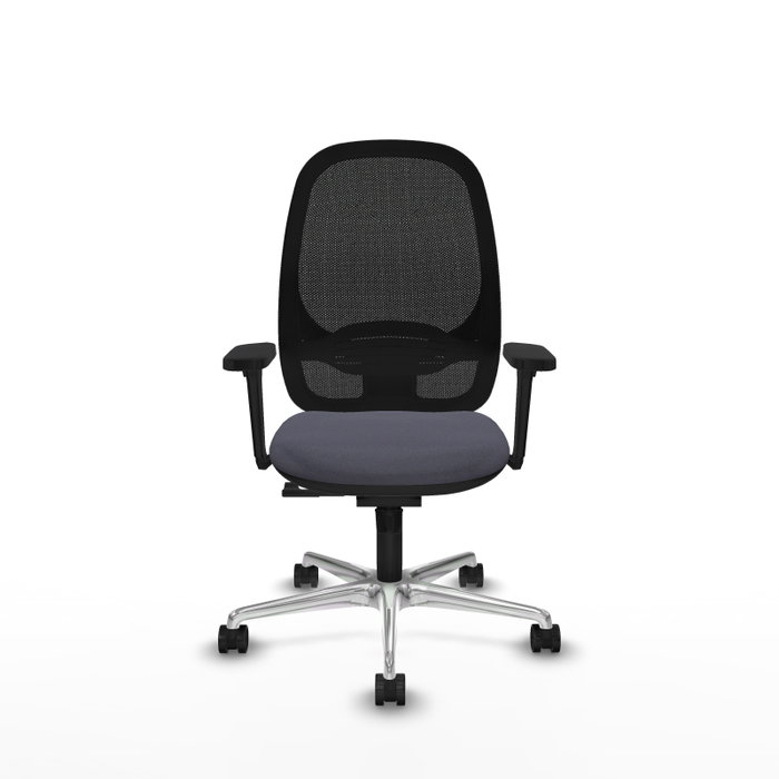 PIQUERAS Y CRESPO Silla de oficina Cilanco con mecanismo Sincro, Gris oscuro y Negro PIQUERAS Y CRESPO Silla de oficina Cilanco con mecanismo Sincro, Gris oscuro y Negro