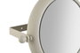 DKD Home Decor Espejo de Metal Rugoso Blanco 37x13x29 cm