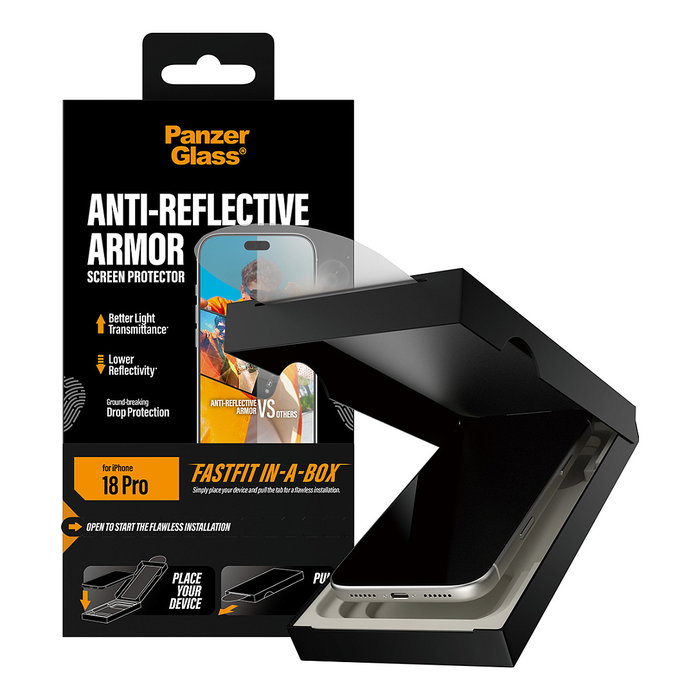 PanzerGlass Anti-reflective Armor Screen Protector iPhone 18 Pro