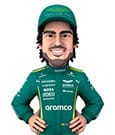 Formula 1 Figura Minix Fernando Alonso (Aston Martin) 12 cm