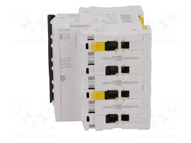 SCHNEIDER ELECTRIC Interruptor magnetotérmico iC60N 16A 3+N 400V AC 6kA SCHNEIDER ELECTRIC Interruptor magnetotérmico iC60N 16A 3+N 400V AC 6kA