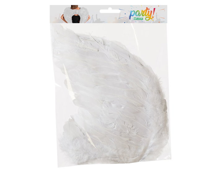 Atosa Alas Blancas de Ángel 60x45 cm para Disfraces Celestiales