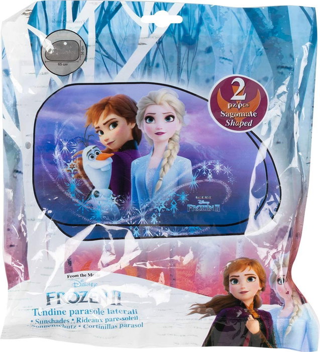 Disney Frozen Cortinas Laterales Coche Trapecio 65x38 cm 2 Piezas CZ10252
