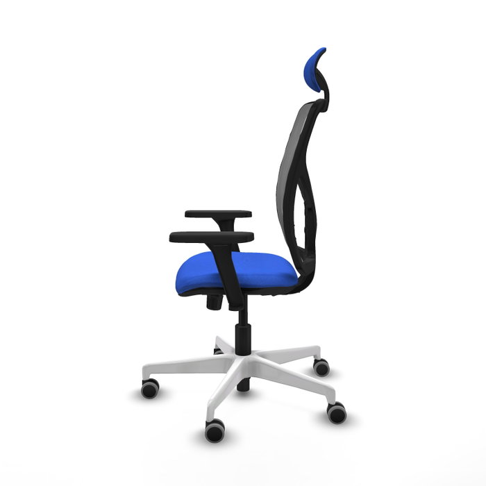 PIQUERAS Y CRESPO Silla de oficina Motilla con mecanismo Sincro, Azul y Gris PIQUERAS Y CRESPO Silla de oficina Motilla con mecanismo Sincro, Azul y Gris
