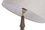 DKD Home Decor Lámpara de Sobremesa Mango y Lino Marrón