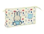 Safta Portatodo Triple Miffy Buddy Reciclado y Repelente al Agua