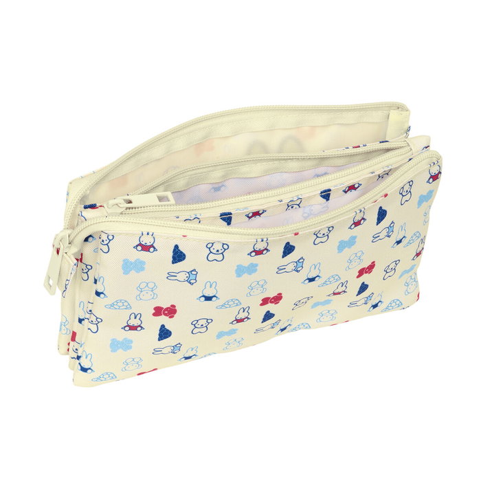 Safta Portatodo Triple Miffy Buddy Reciclado y Repelente al Agua