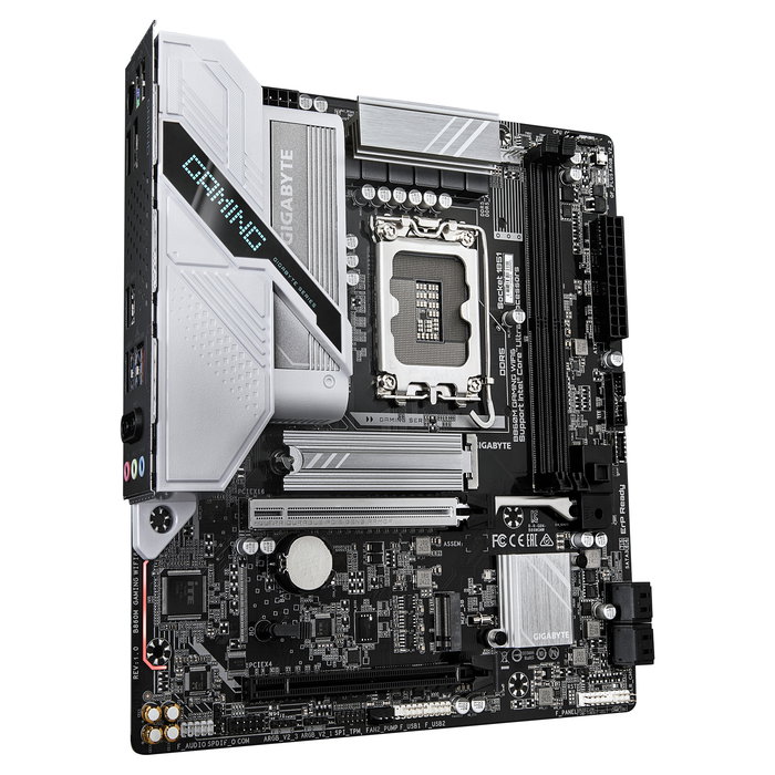 Gigabyte B860M GAMING WIFI6 Placa Base Intel B860 Micro-ATX LGA 1851 DDR5 9066MHz PCIe 5.0 M.2 2.5GbE LAN WiFi 6 Bluetooth 5.3 para CPU Intel Core Ultra Series