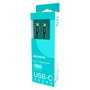 ADATA CACC-100PN-BK Cable USB-C a USB-C 1 Metro Negro USB 2.0 Compatible con PD 3.0 y QC 3.0 Hasta 100W de Carga Rápida